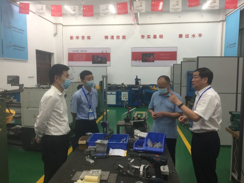 省審計廳孫昌文處長一行蒞臨實訓中心參觀指導